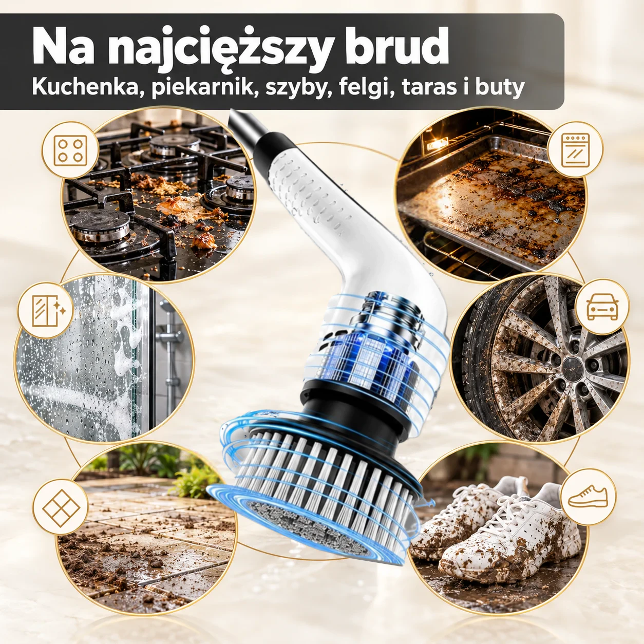 AUREVO - Dziewięć końcówek, dziesiątki miejsc do wyczyszczenia!